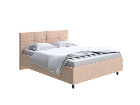 Кровать с высоким изголовьем Next Life 1 - Современная кровать в стиле минимализм с декоративной строчкой
