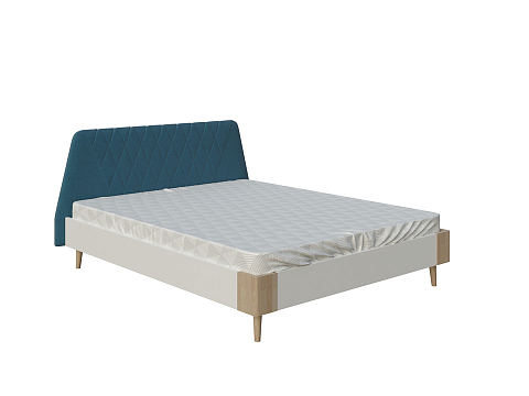 Кровать Lagom Hill Chips - Оригинальная кровать без встроенного основания из ЛДСП с мягкими элементами.